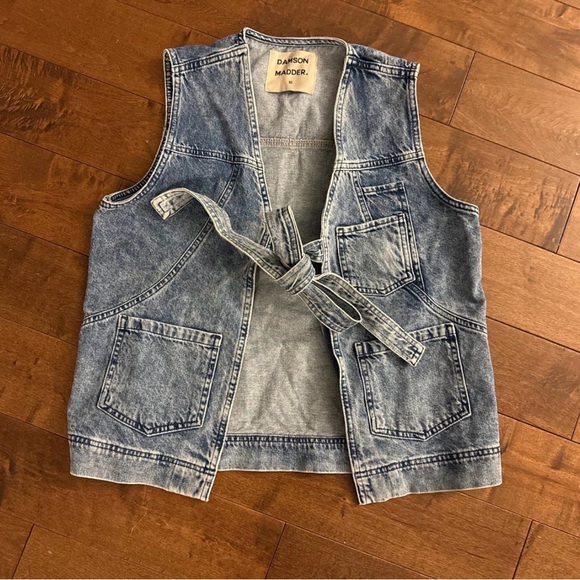 Damson Madder Tops - Damson Madder Denim Gillet Vest